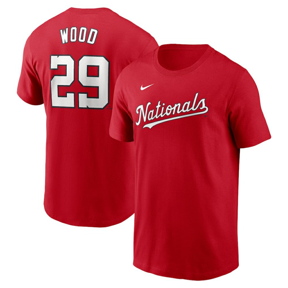 James Wood Washington Nationals Nike Fuse Name & Number T-Shirt - Red T-shirts