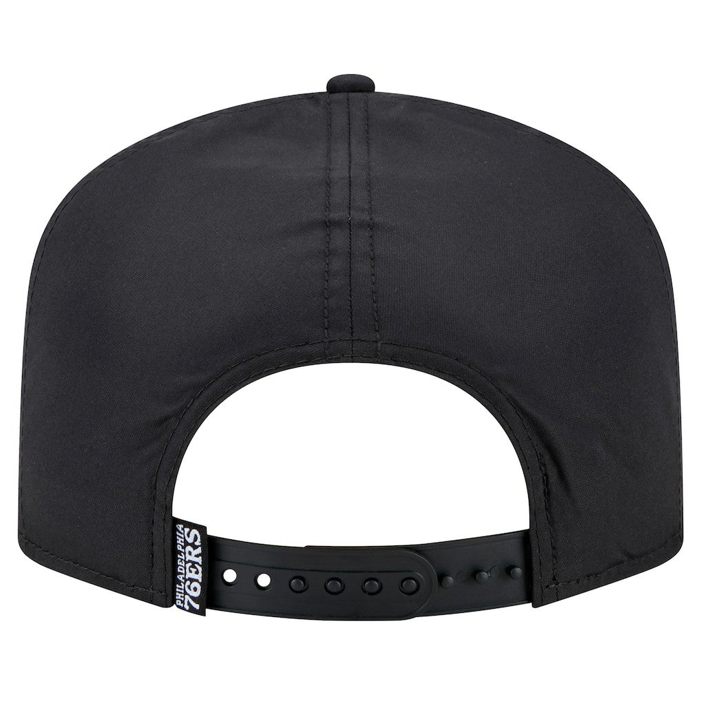 Philadelphia 76ers Vented 9FIFTY A-Frame Snapback Hat Black