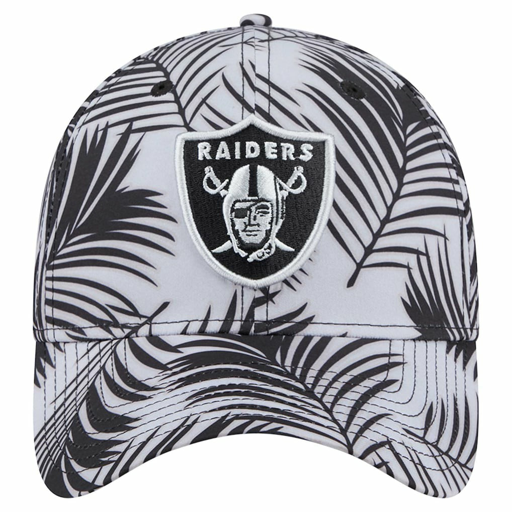 Las Vegas Raiders New Era Palms 39THIRTY Flex Hat Gray