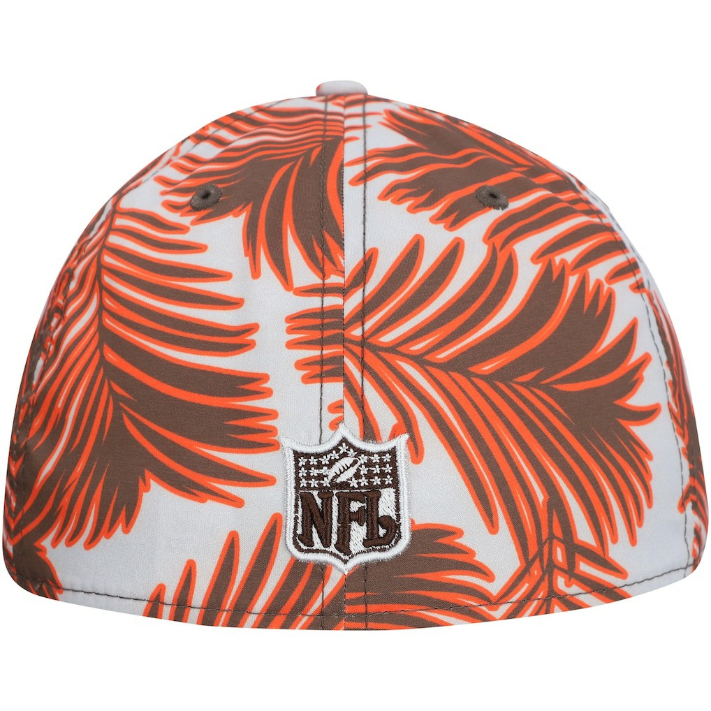 Cleveland Browns New Era Palms 39THIRTY Flex Hat Gray