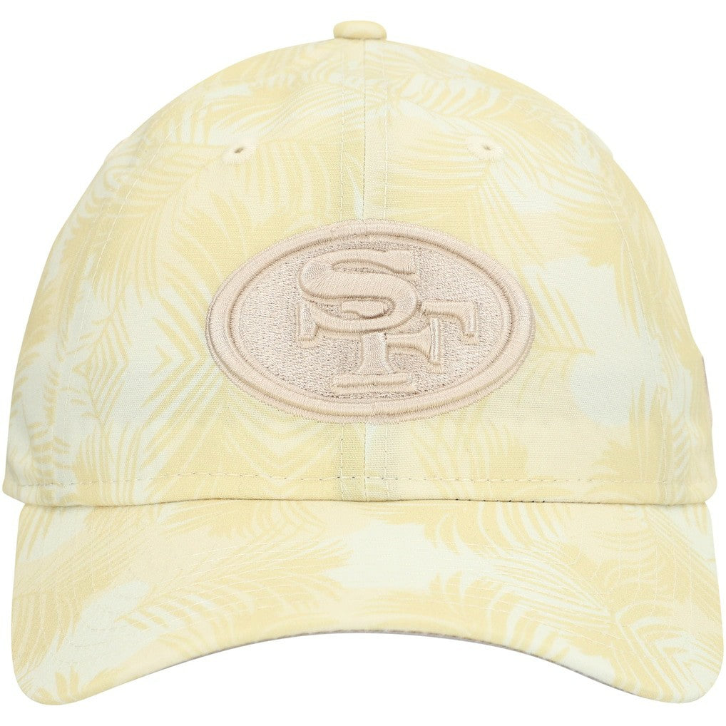 San Francisco 49ers New Era Women's Frond 9TWENTY Adjustable Hat Cream