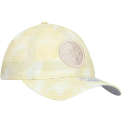 Pittsburgh Steelers New Era Women's Frond 9TWENTY Adjustable Hat Cream