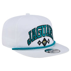 Jacksonville Jaguars New Era Diamond Golfer Snapback Hat White
