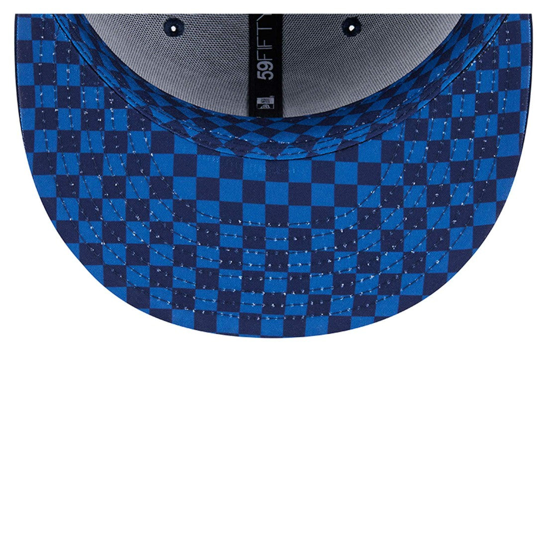 Tennessee Titans New Era Checkered 59FIFTY Fitted Hat Navy