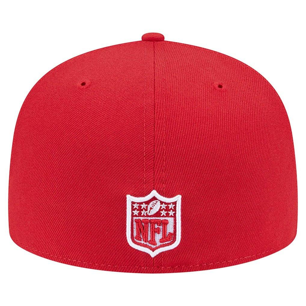 San Francisco 49ers New Era Checkered 59FIFTY Fitted Hat Scarlet