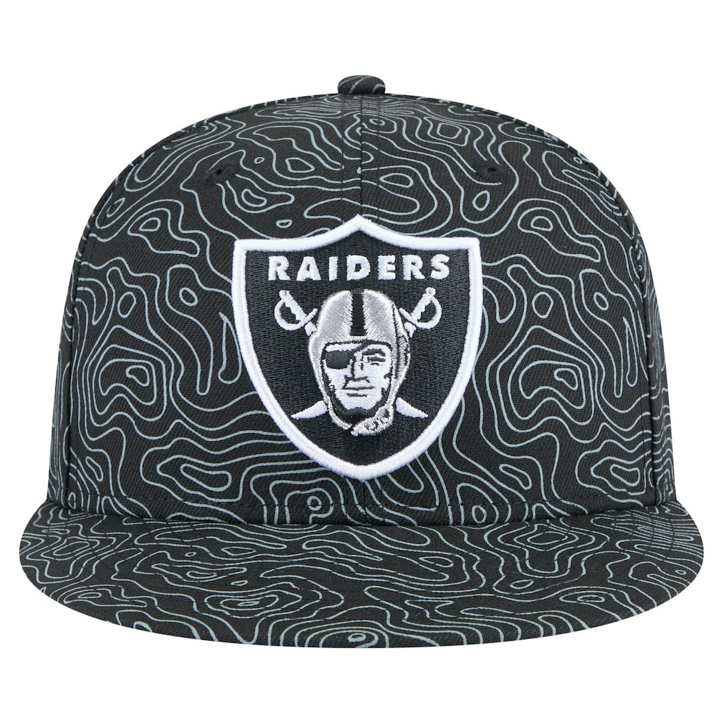 Las Vegas Raiders New Era Geo 59FIFTY Fitted Hat Black