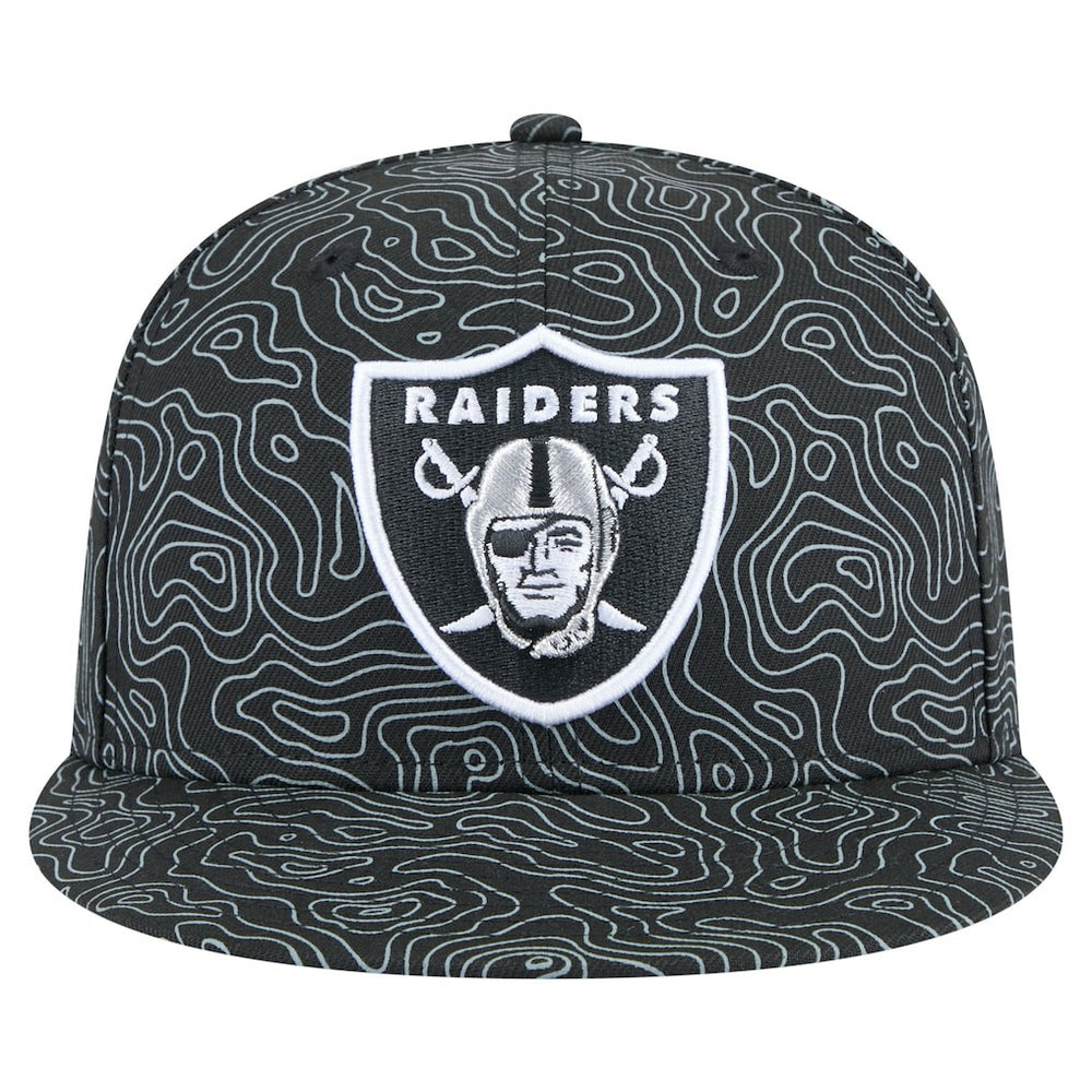 Las Vegas Raiders New Era Geo 59FIFTY Fitted Hat Black