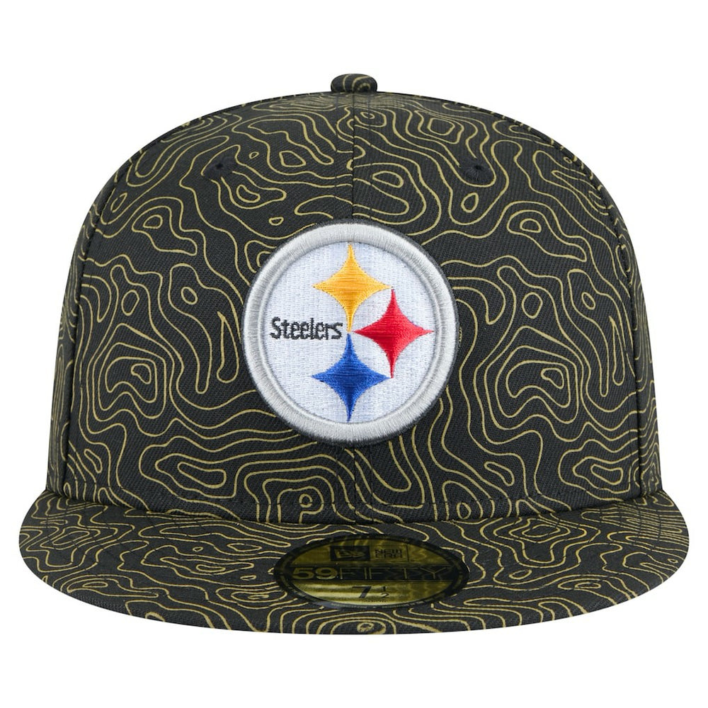 Pittsburgh Steelers New Era Geo 59FIFTY Fitted Hat Black