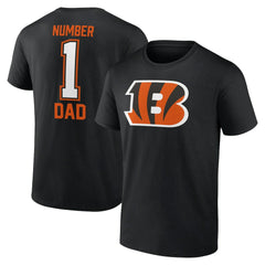 Cincinnati Bengals Father's Day #1 Dad T-Shirt Black