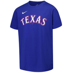 Evan Carter Texas Rangers Nike Youth Name & Number T-Shirt - Royal T-shirts