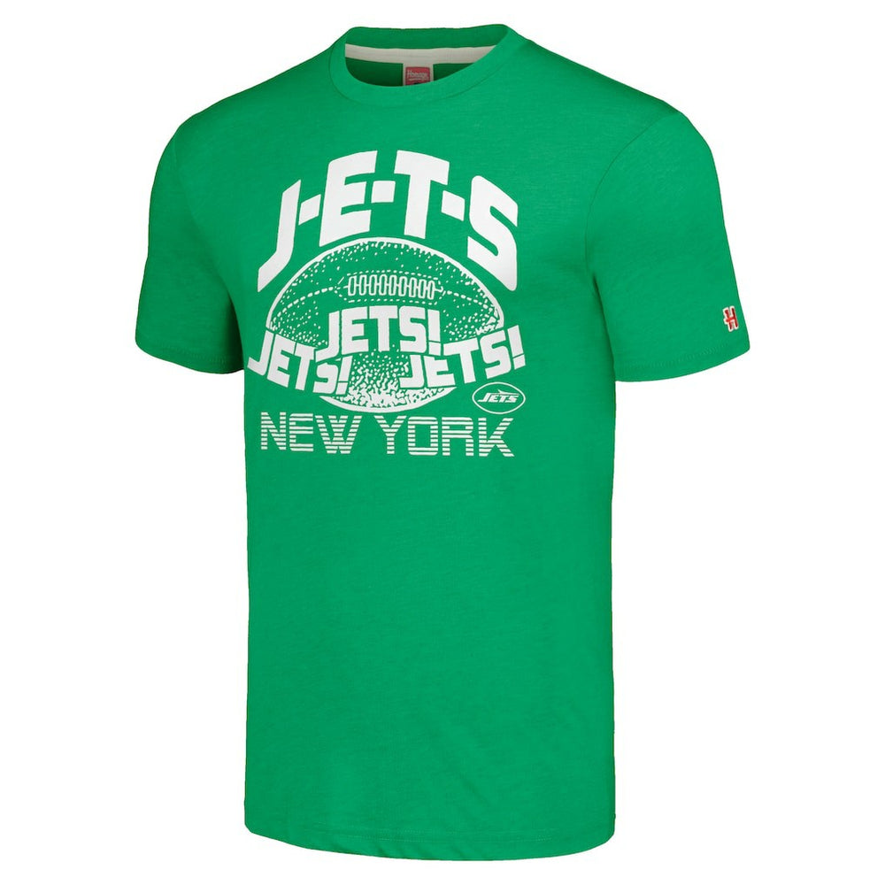 New York Jets Homage Unisex J-E-T-S Tri-Blend T-Shirt Green