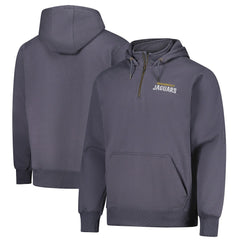 Jacksonville Jaguars Dunbrooke Unisex Defender Quarter-Zip Hoodie Graphite