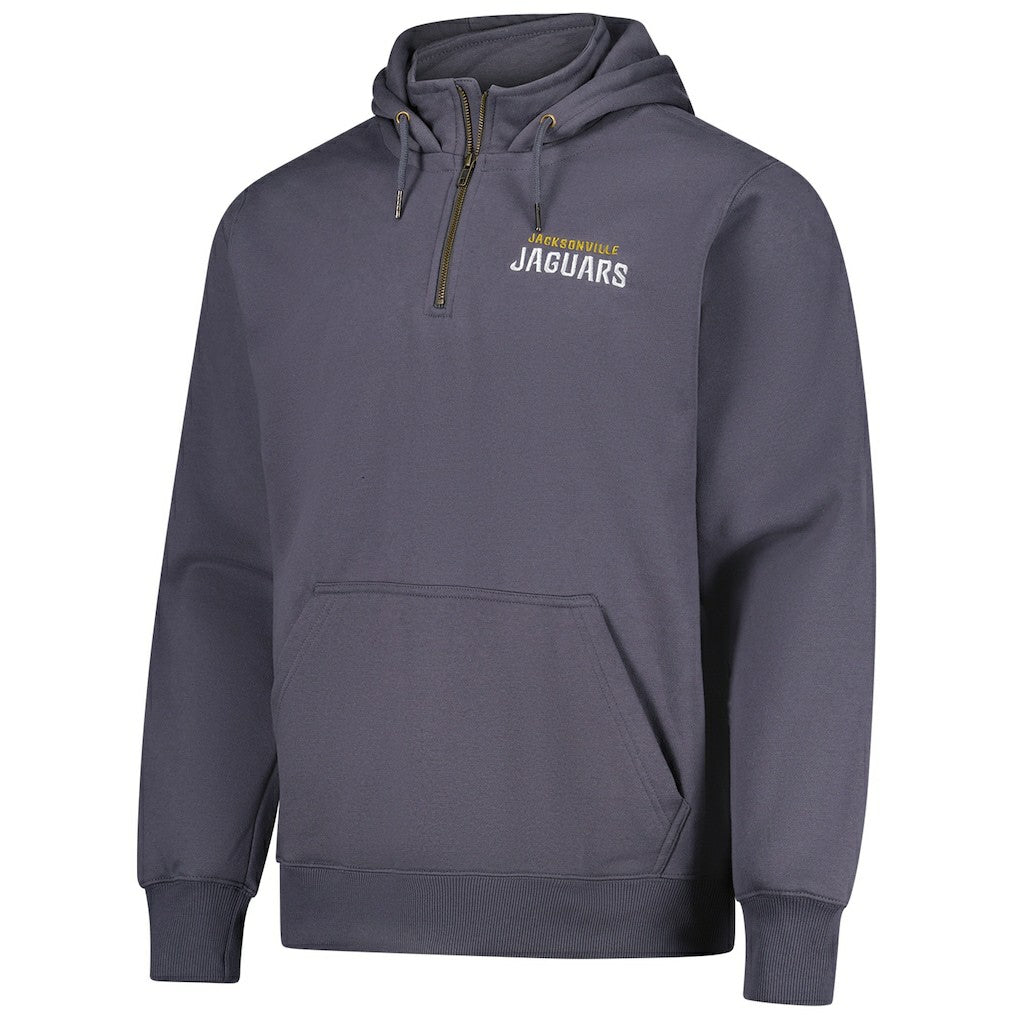 Jacksonville Jaguars Dunbrooke Unisex Defender Quarter-Zip Hoodie Graphite