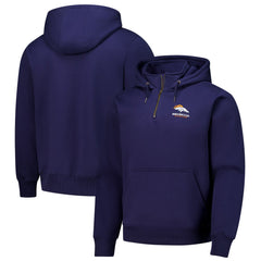 Denver Broncos Dunbrooke Unisex Defender Quarter-Zip Hoodie Navy