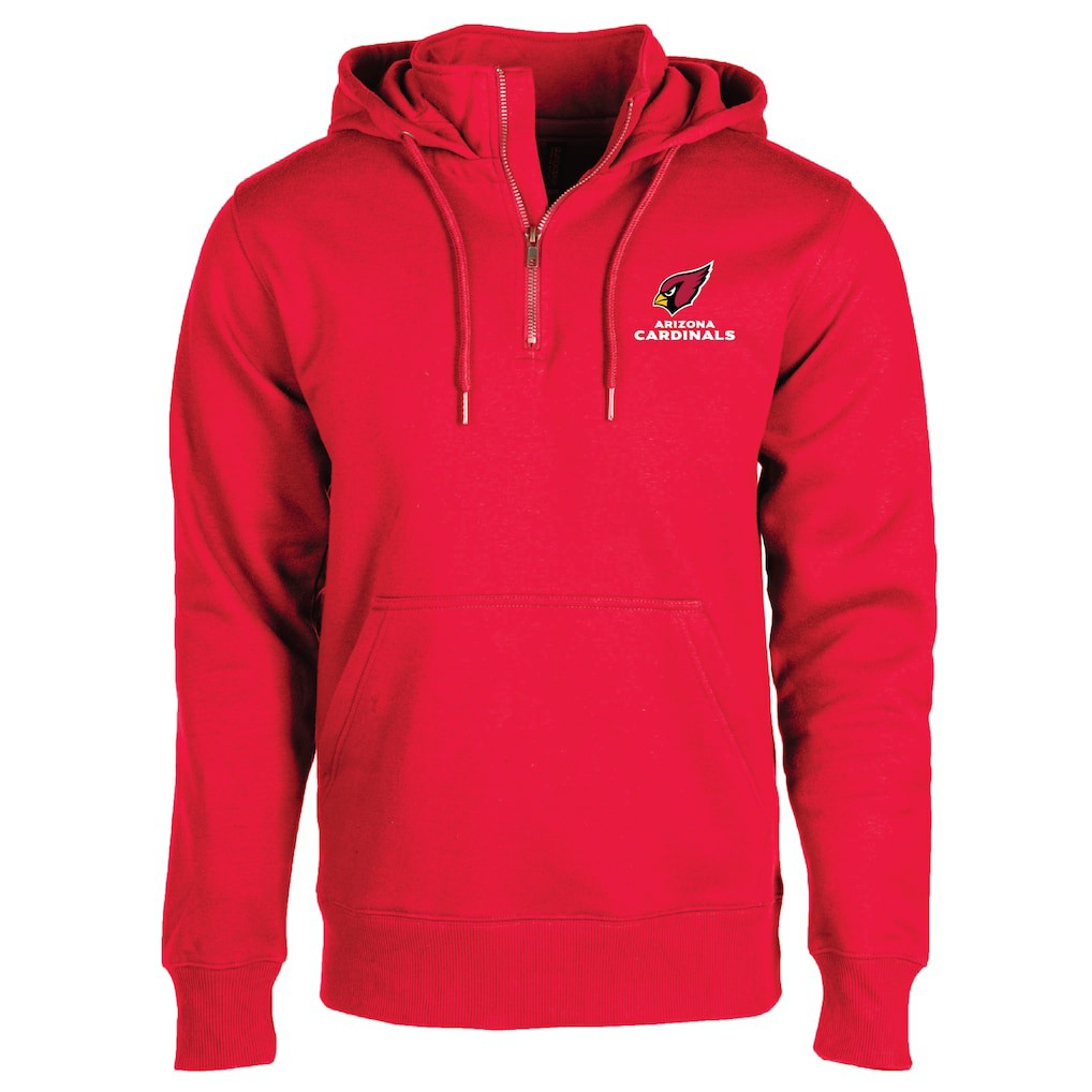 Arizona Cardinals Dunbrooke Unisex Defender Quarter-Zip Hoodie Cardinal