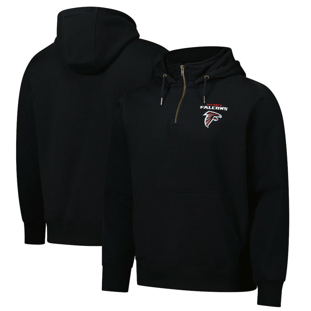Atlanta Falcons Dunbrooke Unisex Defender Quarter-Zip Hoodie Black