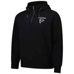 Atlanta Falcons Dunbrooke Unisex Defender Quarter-Zip Hoodie Black