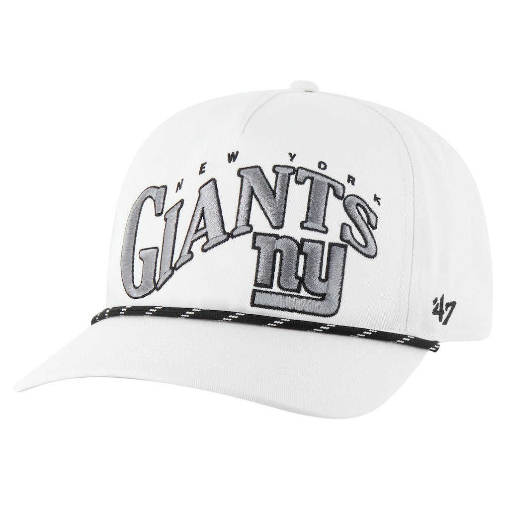New York Giants '47 Wave Speckle Hitch Rope Adjustable Hat White