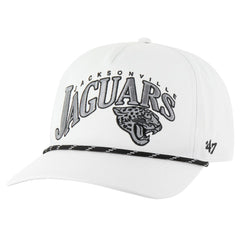 Jacksonville Jaguars '47 Wave Speckle Hitch Rope Adjustable Hat White