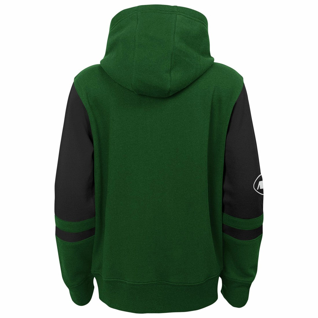 New York Jets Youth Stadium Color-Block Full-Zip Hoodie Green