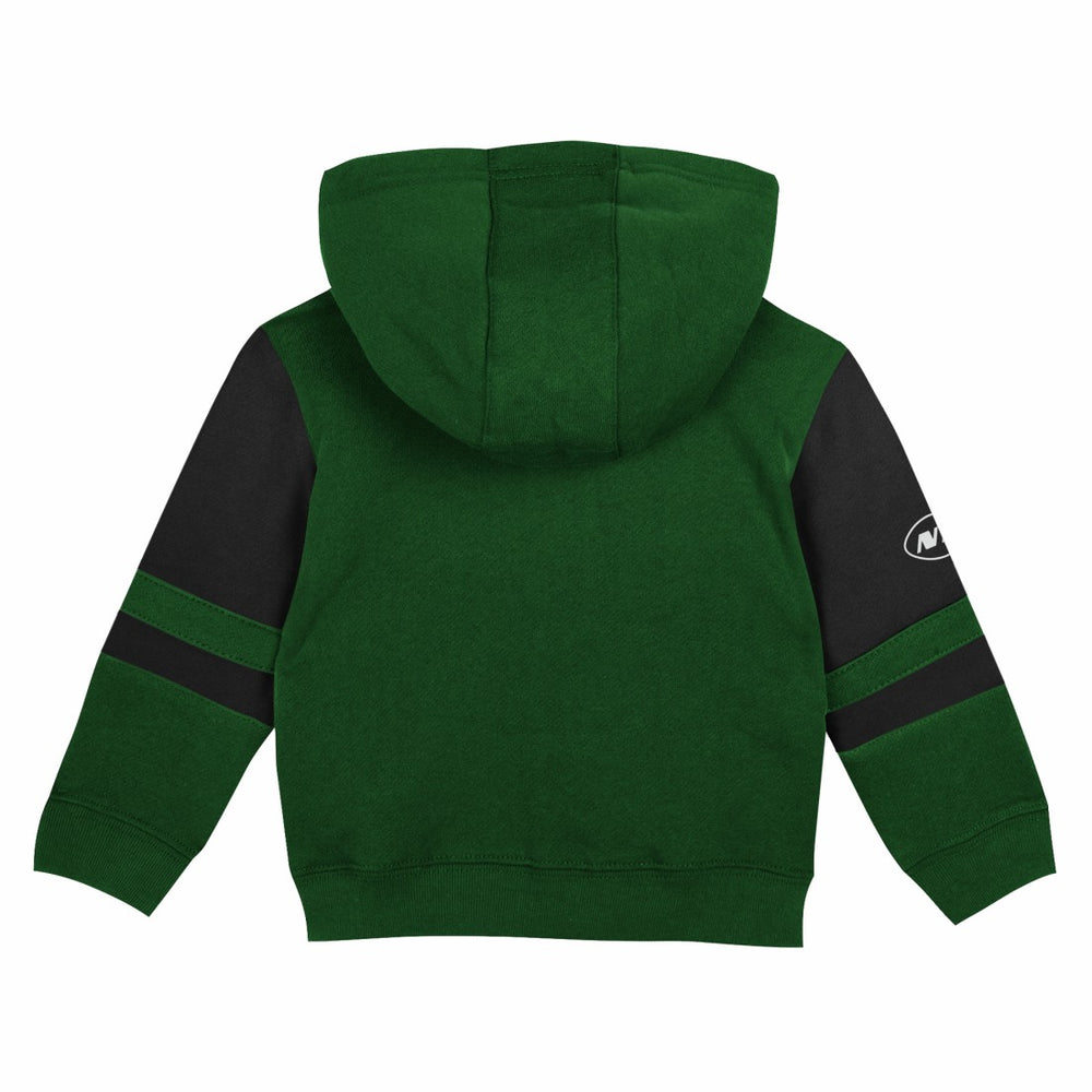 New York Jets Preschool Stadium Color Block Full-Zip Hoodie Green