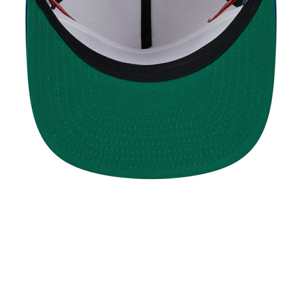 Atlanta Braves New Era Iron Golfer Snapback Hat - Cream Hats