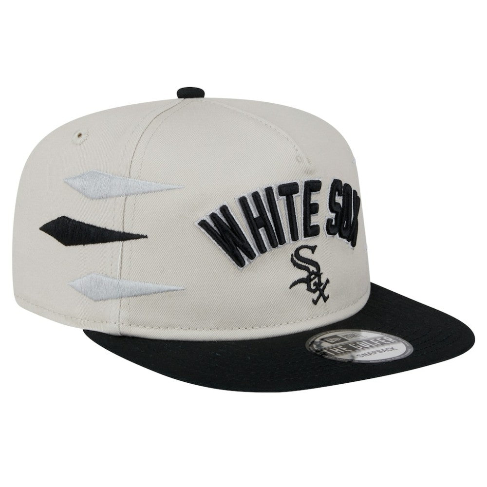 Chicago White Sox New Era Iron Golfer Snapback Hat - Cream Hats