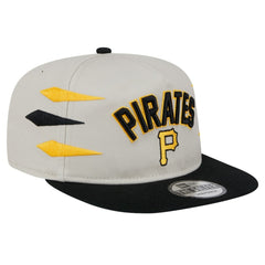 Pittsburgh Pirates New Era Iron Golfer Snapback Hat - Cream Hats