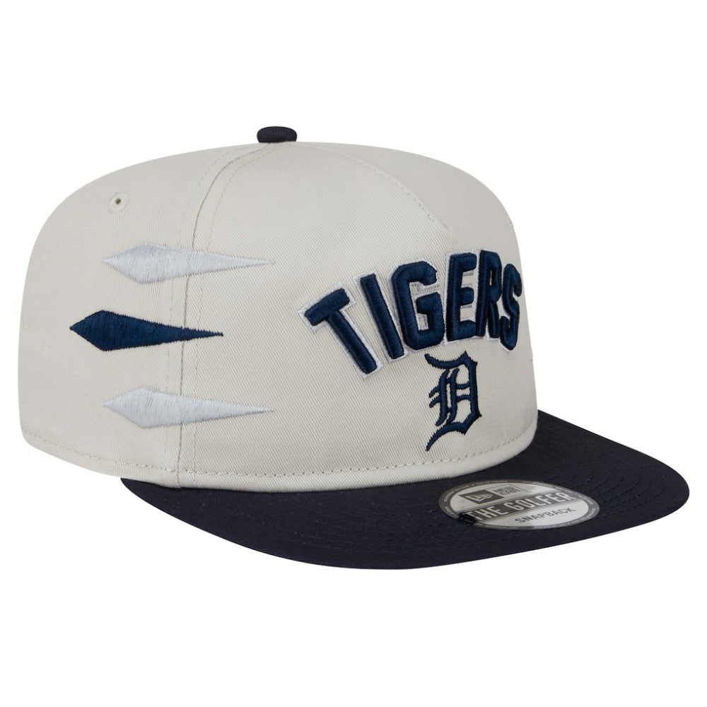 Detroit Tigers New Era Iron Golfer Snapback Hat - Cream Hats