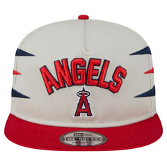 Los Angeles Angels New Era Iron Golfer Snapback Hat - Cream Hats