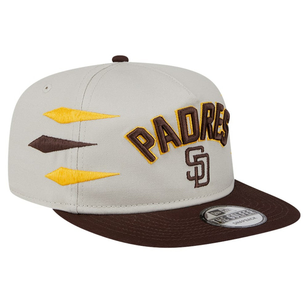 San Diego Padres New Era Iron Golfer Snapback Hat - Cream Hats