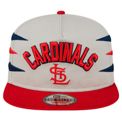 St. Louis Cardinals New Era Iron Golfer Snapback Hat - Cream Hats