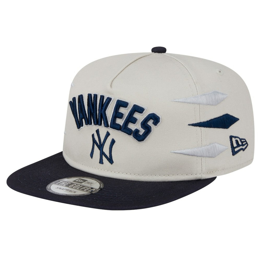 New York Yankees New Era Iron Golfer Snapback Hat - Cream Hats