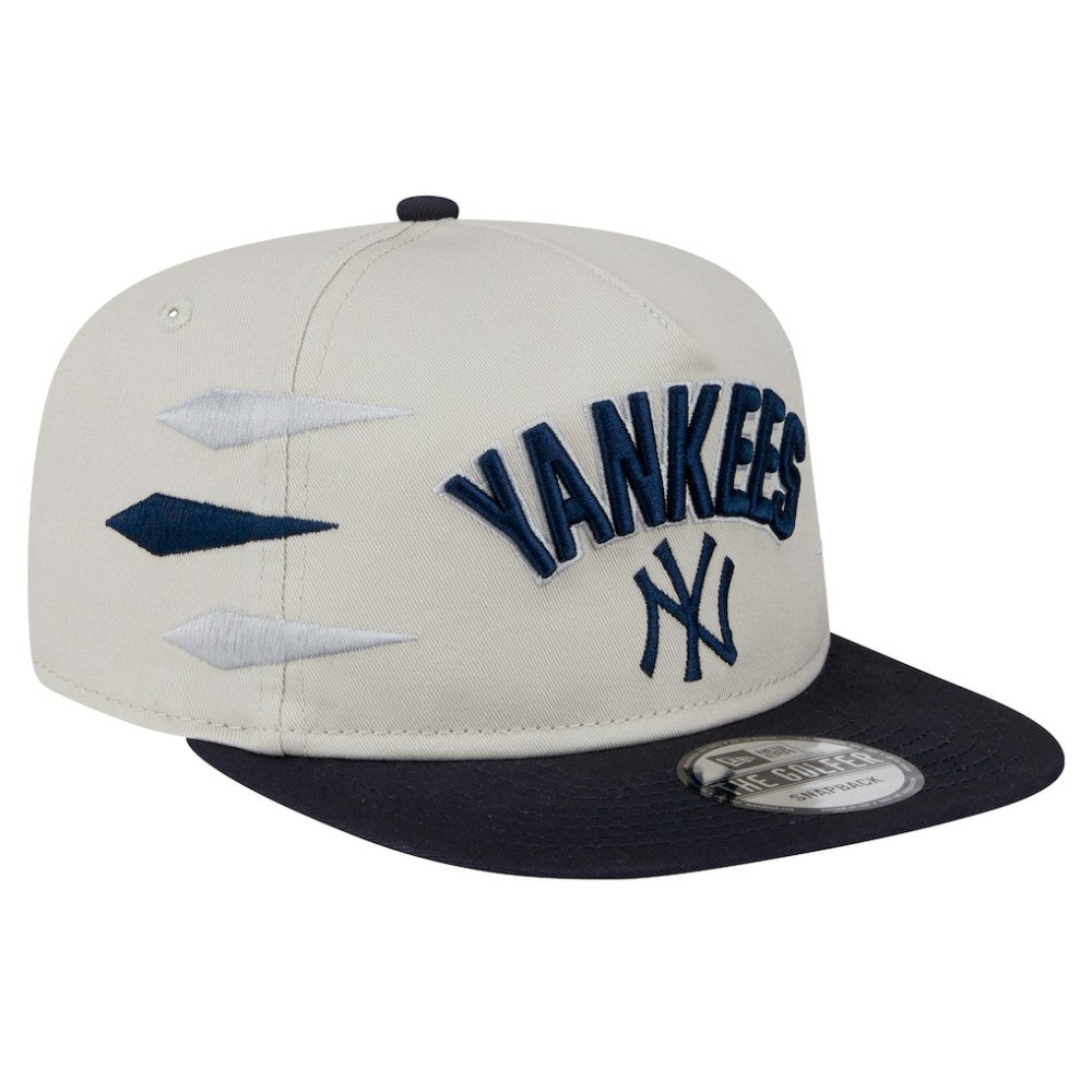 New York Yankees New Era Iron Golfer Snapback Hat - Cream Hats