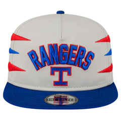 Texas Rangers New Era Iron Golfer Snapback Hat - Cream Hats