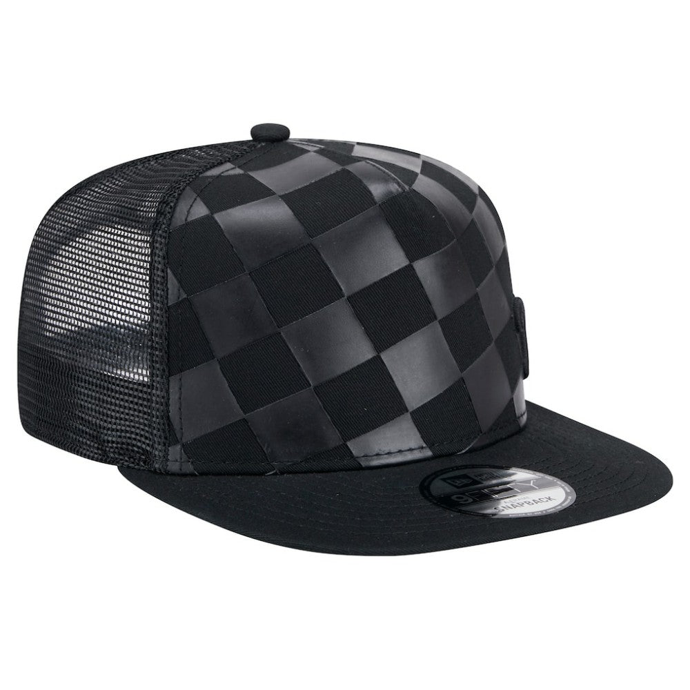 Philadelphia Phillies New Era Score Check 9FIFTY A-Frame Trucker Snapback Hat - Black Hats