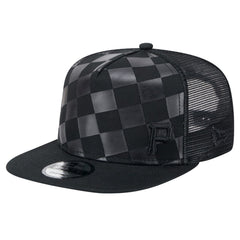 Pittsburgh Pirates New Era Score Check 9FIFTY A-Frame Trucker Snapback Hat - Black Hats