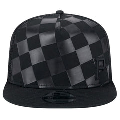 Pittsburgh Pirates New Era Score Check 9FIFTY A-Frame Trucker Snapback Hat - Black Hats