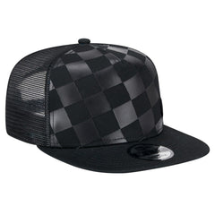 Chicago Cubs New Era Score Check 9FIFTY A-Frame Trucker Snapback Hat - Black Hats