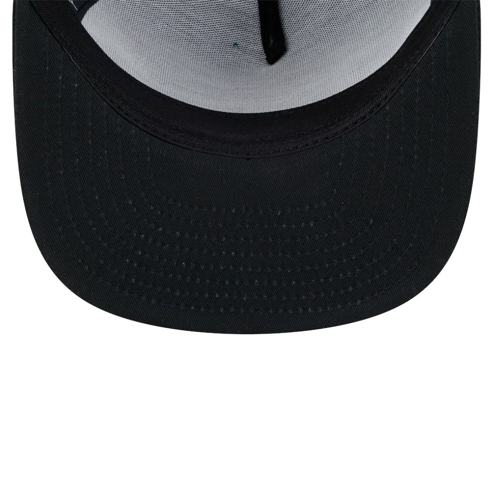 Chicago Cubs New Era Score Check 9FIFTY A-Frame Trucker Snapback Hat - Black Hats