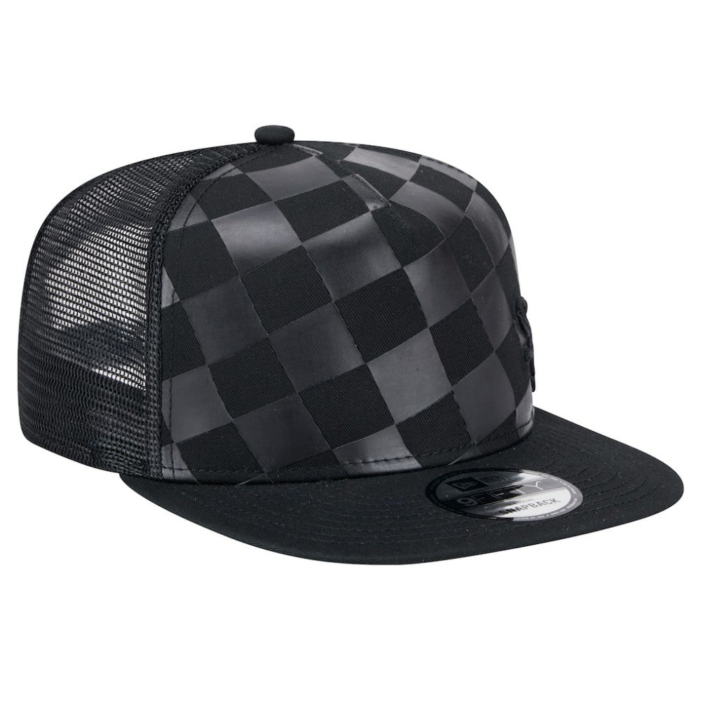 Chicago White Sox New Era Score Check 9FIFTY A-Frame Trucker Snapback Hat - Black Hats