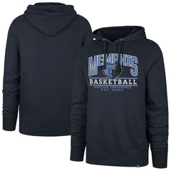Memphis Grizzlies '47 Unisex Good Call Headline Pullover Hoodie Navy
