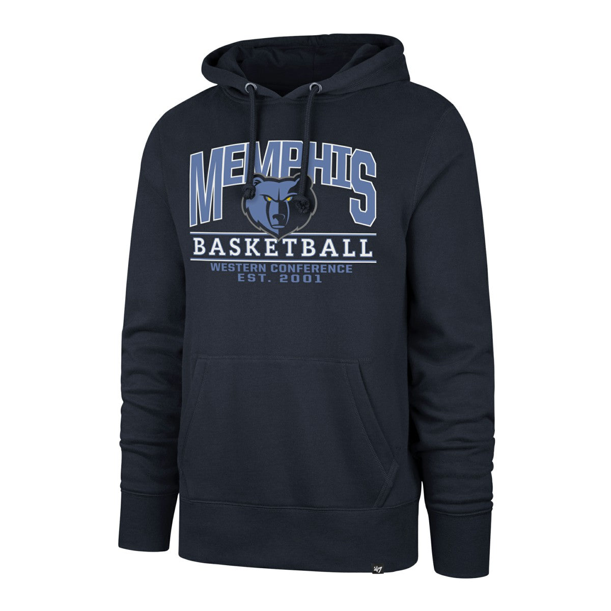 Memphis Grizzlies '47 Unisex Good Call Headline Pullover Hoodie Navy
