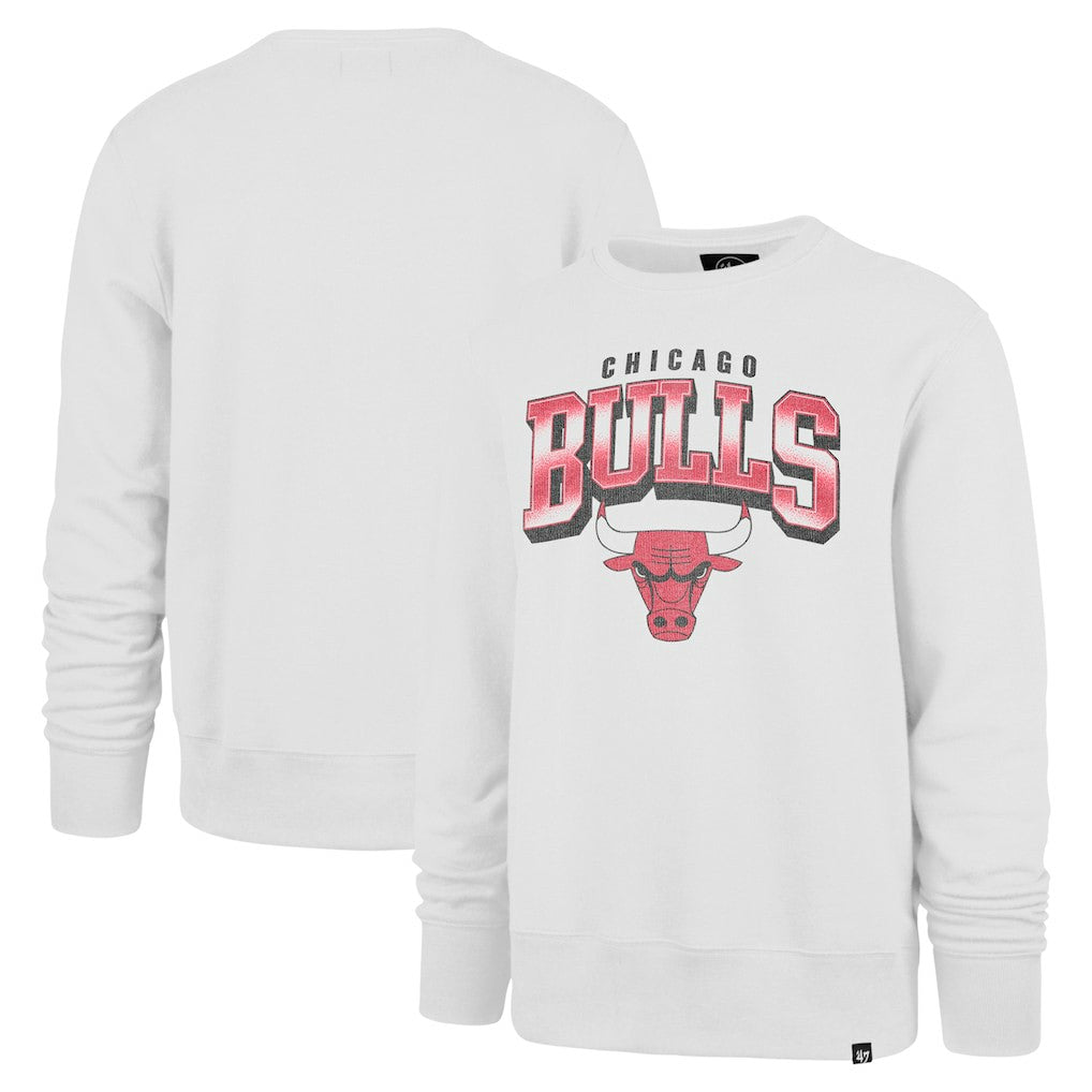 Chicago Bulls '47 Spotlight Headline Pullover Sweatshirt White
