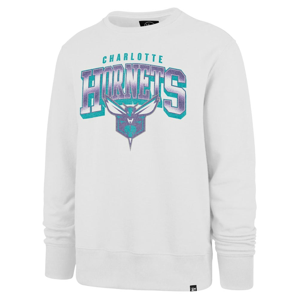 Charlotte Hornets '47 Spotlight Headline Pullover Sweatshirt White