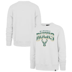 Milwaukee Bucks '47 Spotlight Headline Pullover Sweatshirt White