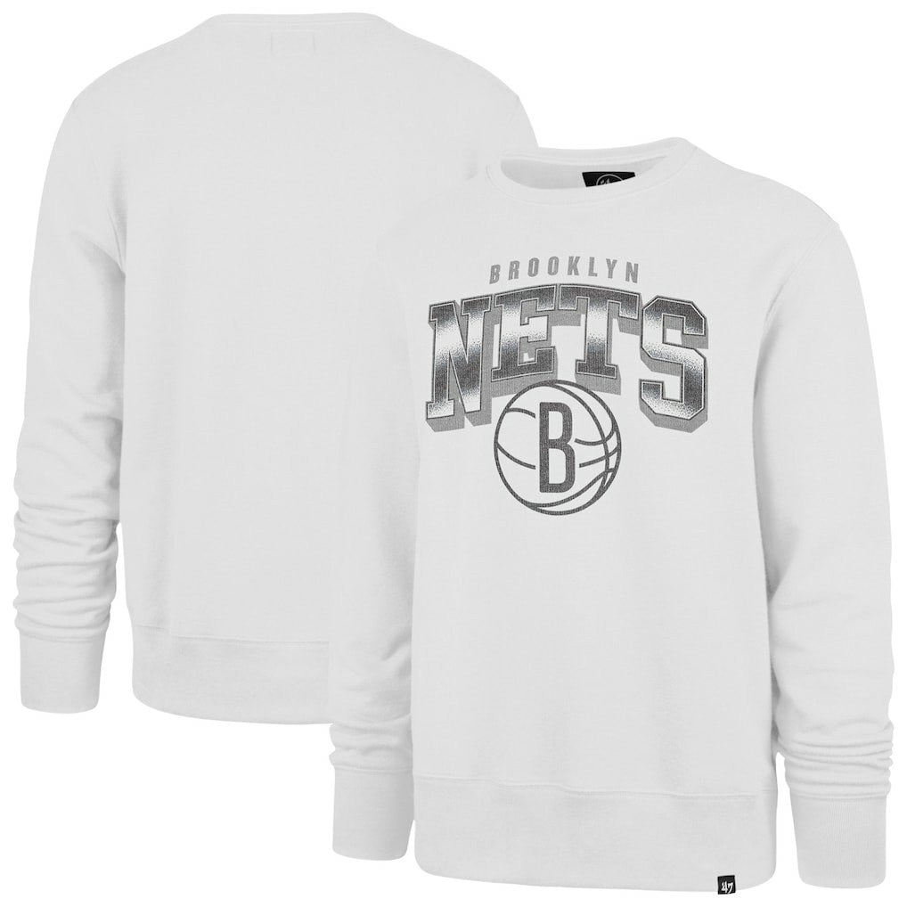 Brooklyn Nets '47 Spotlight Headline Pullover Sweatshirt White