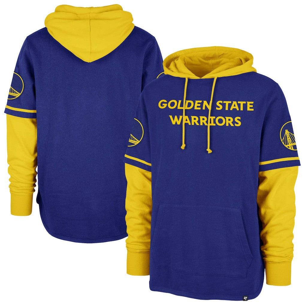 Golden State Warriors '47 Trifecta Shortstop Pullover Hoodie Royal
