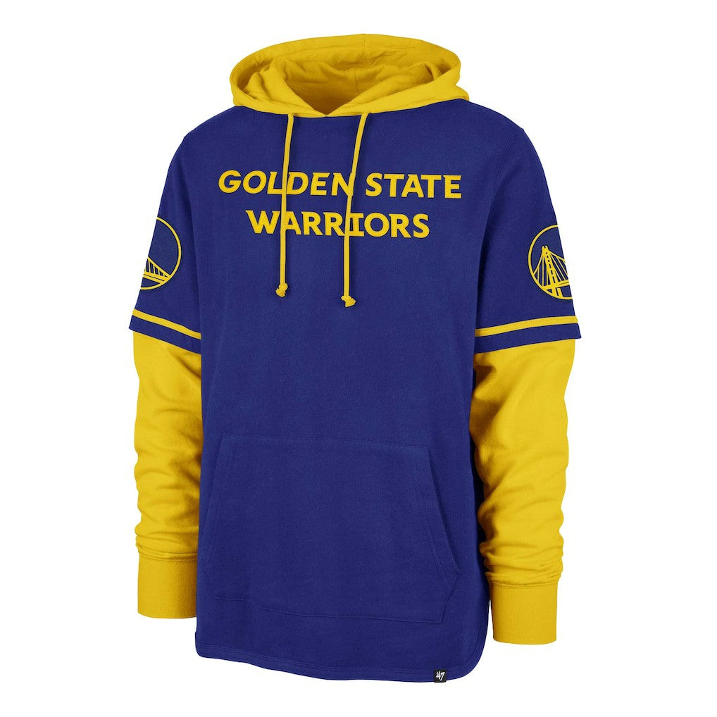 Golden State Warriors '47 Trifecta Shortstop Pullover Hoodie Royal