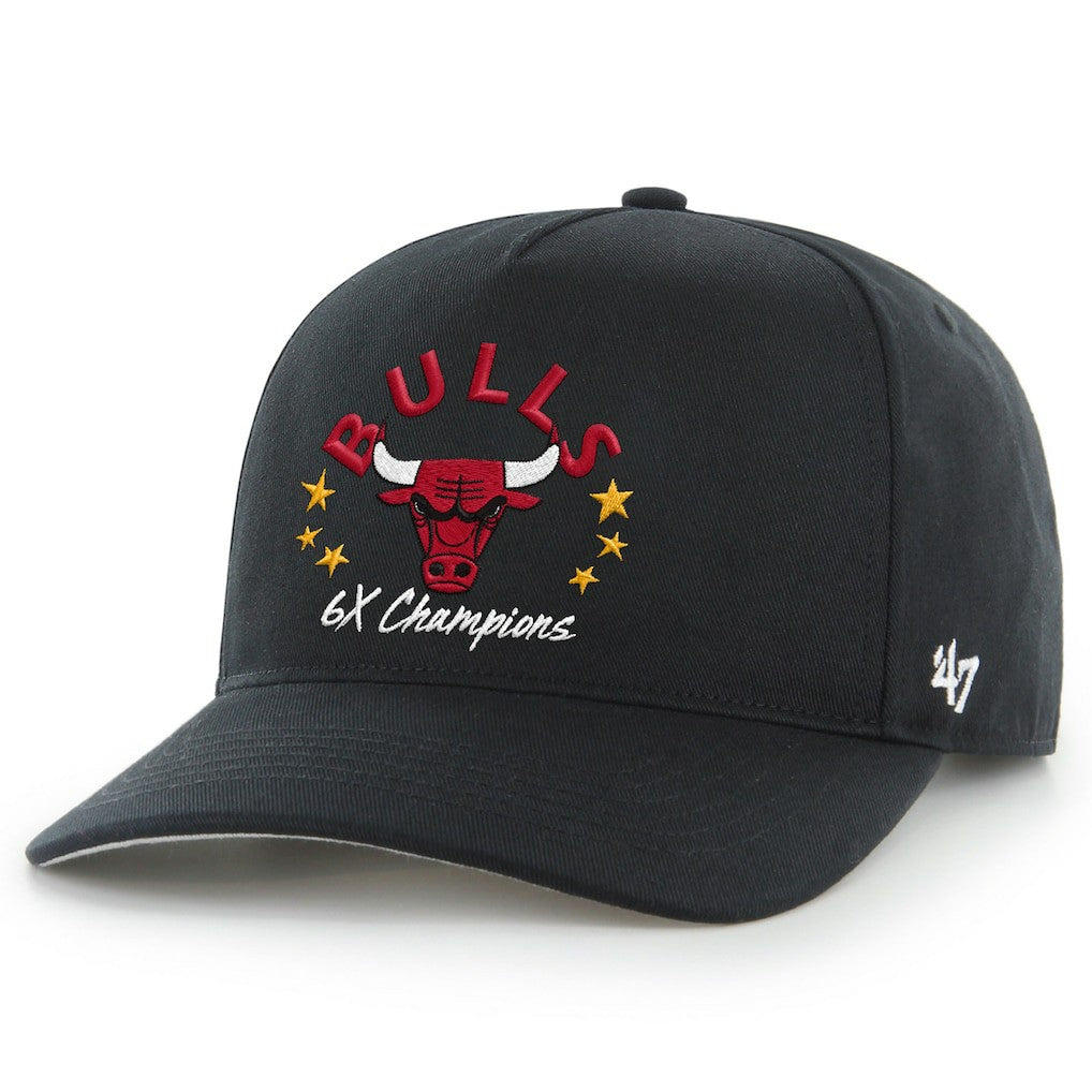 Chicago Bulls '47 Champs Global Star Hitch Adjustable Hat Black
